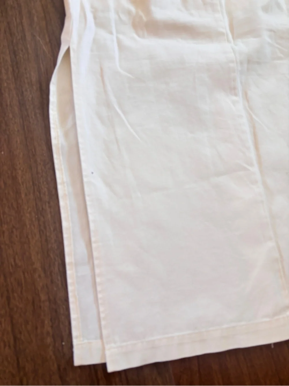 O'Neill Button-Front Midi Skirt in Light Cream - Picture 6 of 7